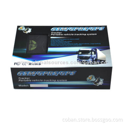 GSM quad-band car tracker, tk104 waterproof GPS, with built-in battery long standby